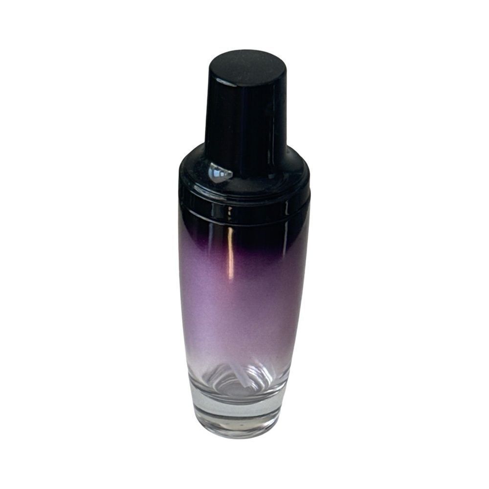 Elegant Purple Gradient Glass Bottle.